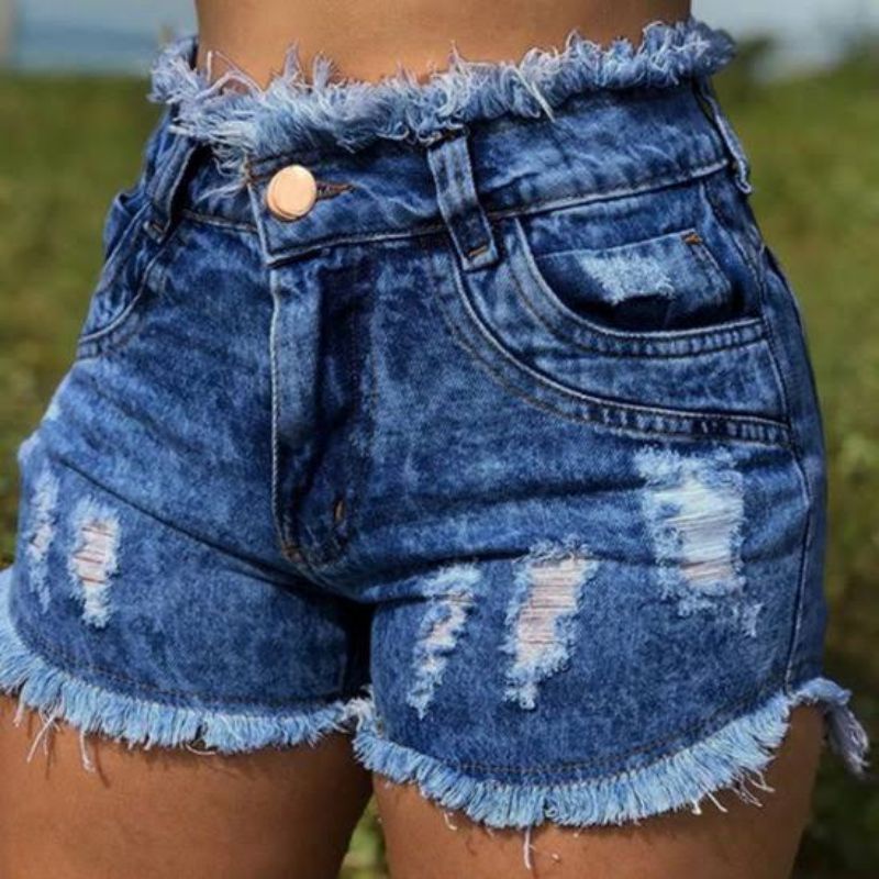 HIGHWAIST TATTERED DENIM SHORTS RANDOM PICKS #8