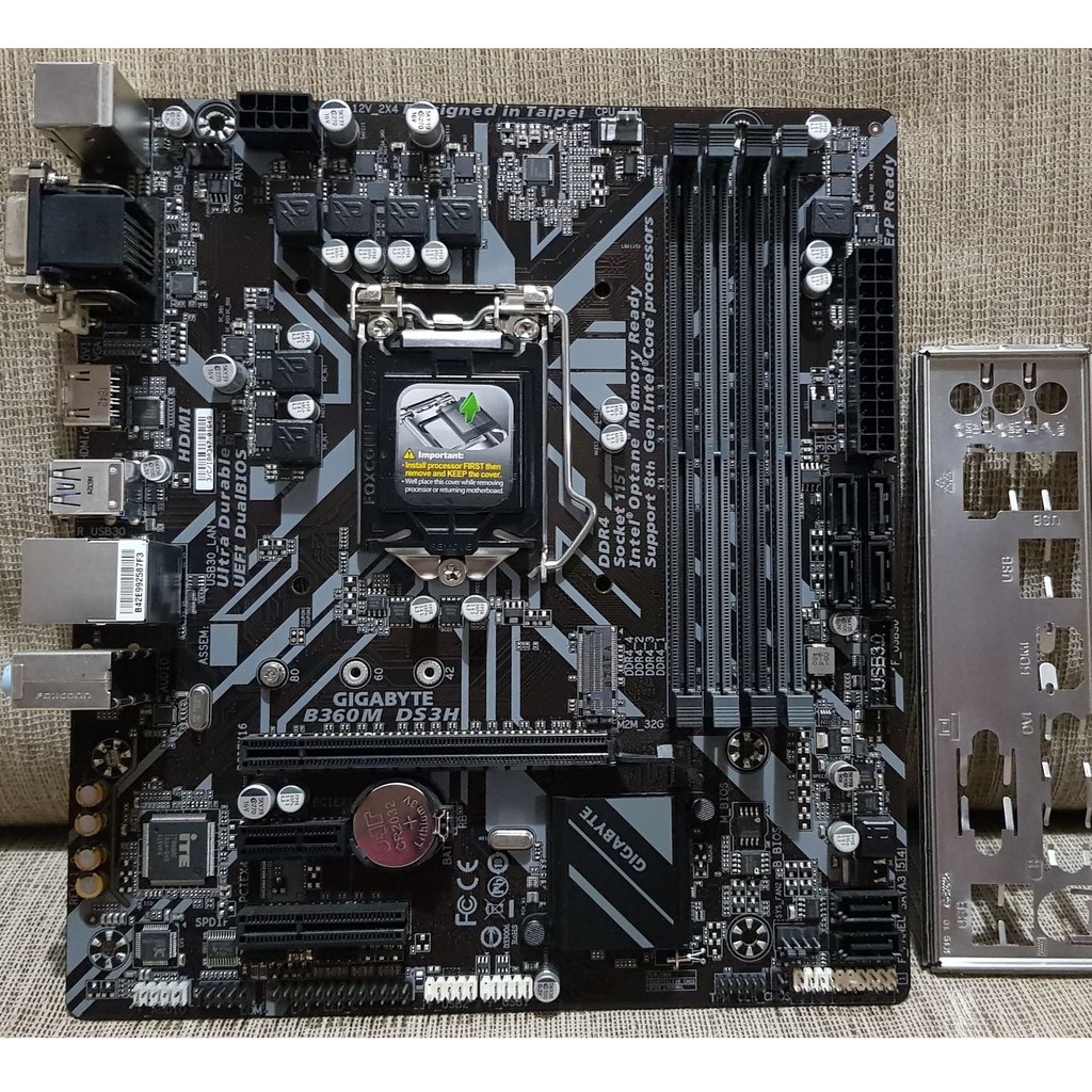 Gigabyte B360M DS3H for Intel 8th and 9th gen processors | Shopee ...