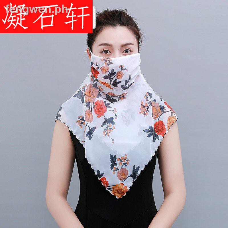 thin silk scarf