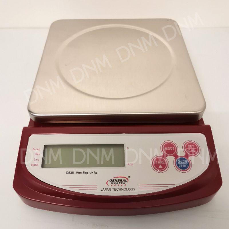 GM-D538 - GENERAL MASTER DIGITAL 5KG - ELECTRONIC SCALE (1 GRAM ...