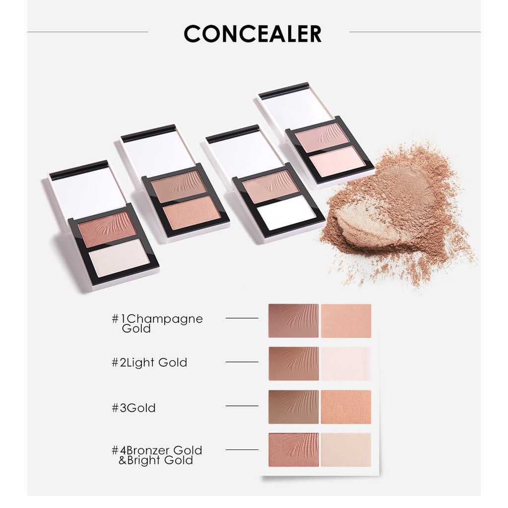 powder contour and highlight palette