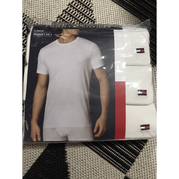 TOMMY HILFIGER CLASSIC FIT WHITE T SHIRT Shopee Philippines