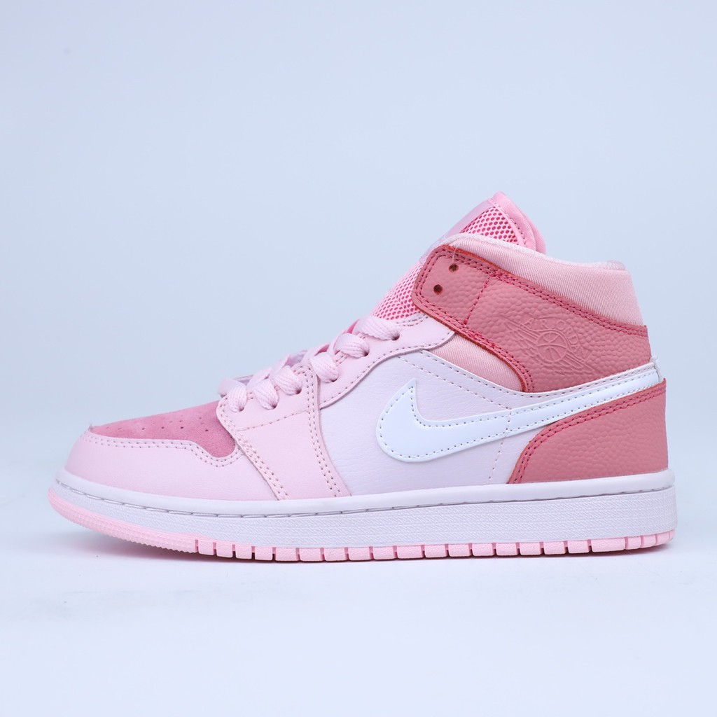 pink jordan 1 men