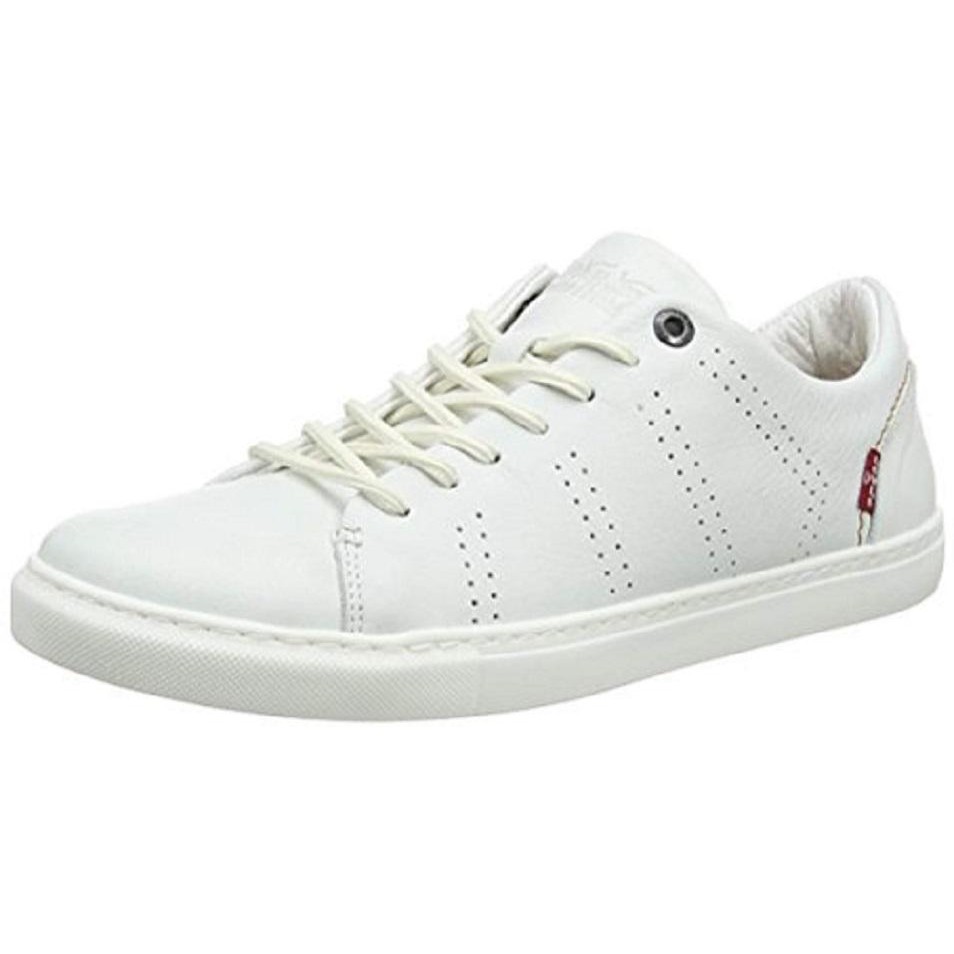 levis white leather shoes