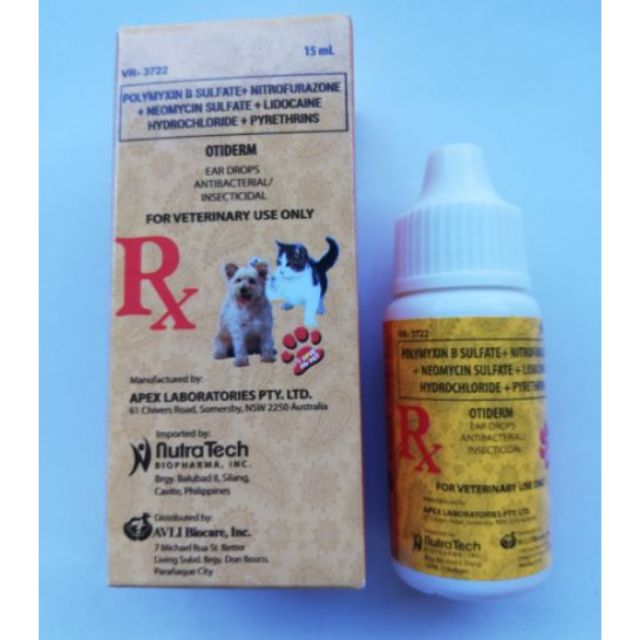 otiderm ear drops for dogs