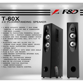 f&d f5060 5.1 speaker system