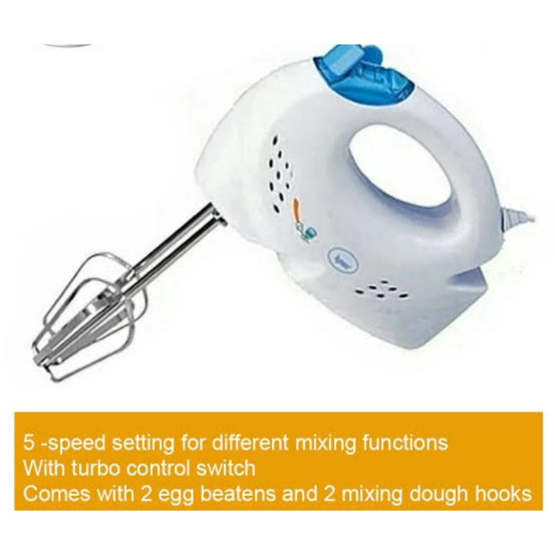 on hand kyowa hand mixer with 5 speed setting KW4400 Shopee Philippines