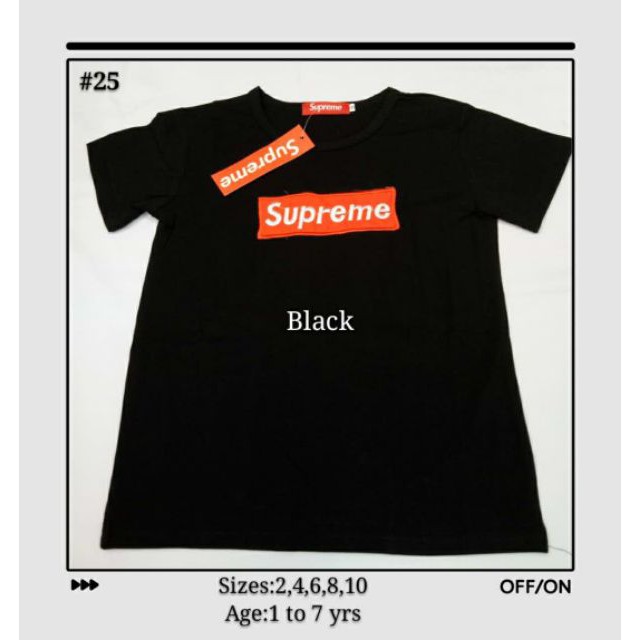 Imported T-shirt: Supreme unisex T 