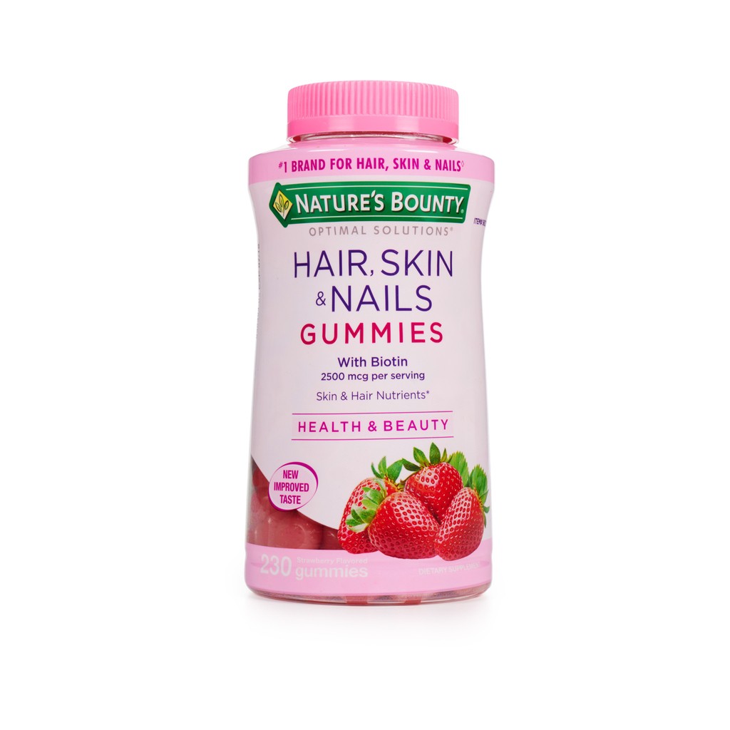 NATURE'S BOUNTY HAIR SKIN & NAILS 230 GUMMIES | Shopee Philippines