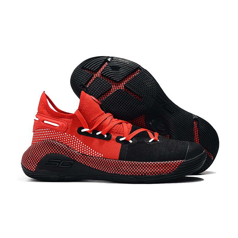 curry 6 black red