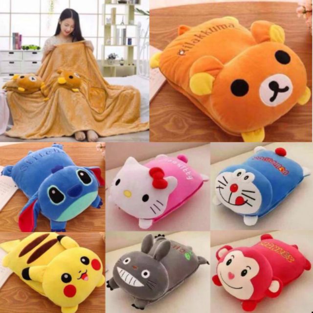 2 in 1 pillow blanket | Shopee Philippines