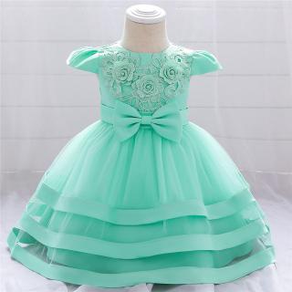 teal dress baby girl