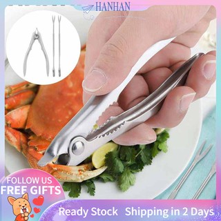 Acciaio inossidabile Strumenti frutti mare Set Aragosta Opener Shell Claw Crackers Crab Forks Nuts Opener Gadget cucina 