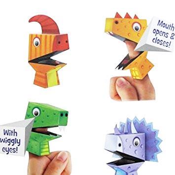 dinosaur finger puppets