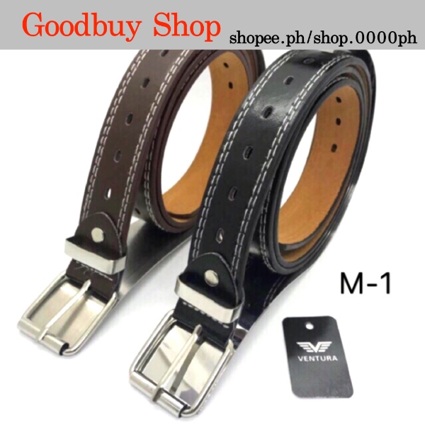 Fashion Men&#39;s Accessories Thin Leisure Leather Belt | Shopee Philippines