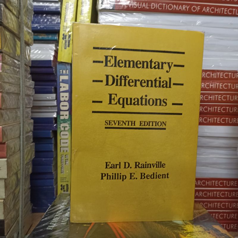 Elementary Differential Equations (Seventh Edition) Shopee Philippines
