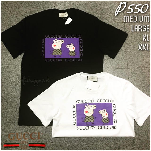 gucci peppa pig shirt