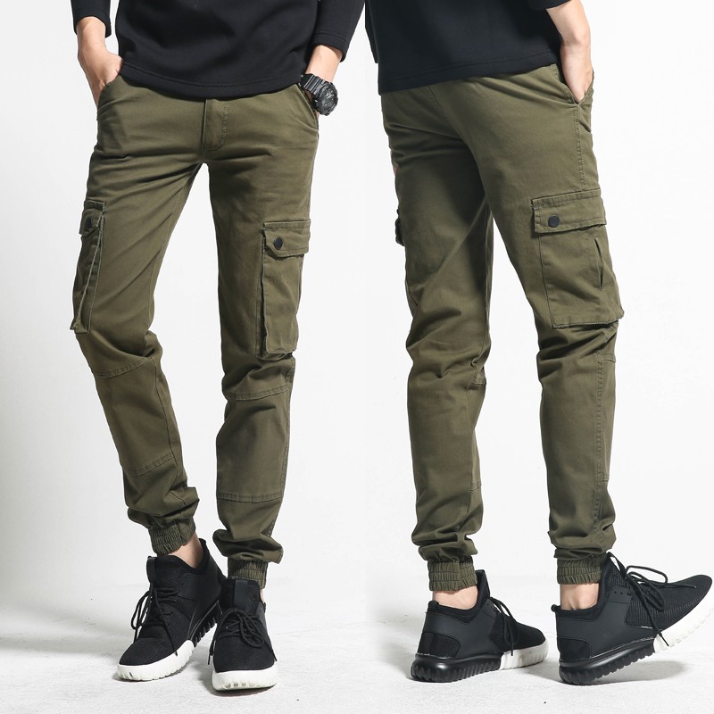 green cargo pants