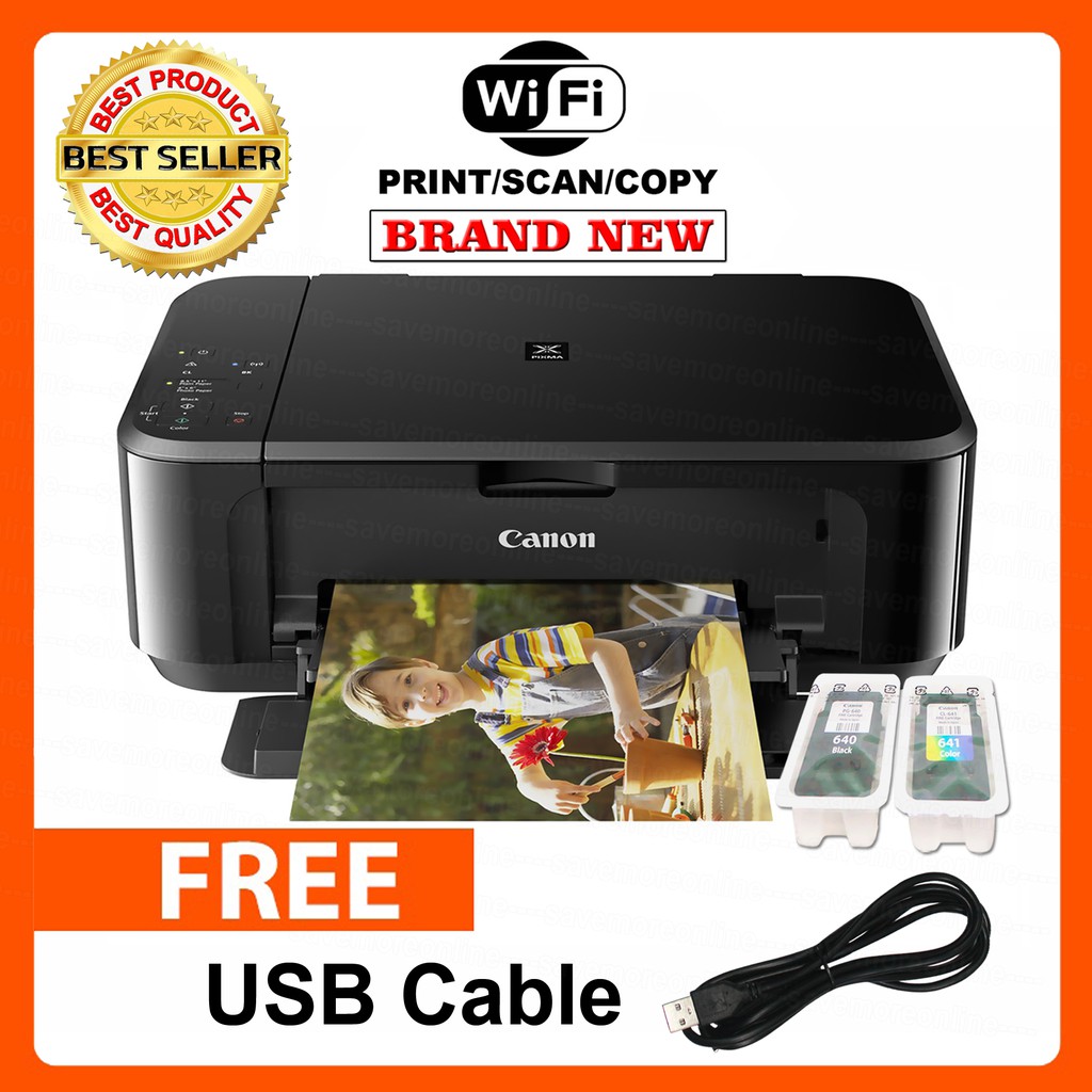 Canon PiXMA MG3660 6-in-1 Wireless Printer | Shopee ...