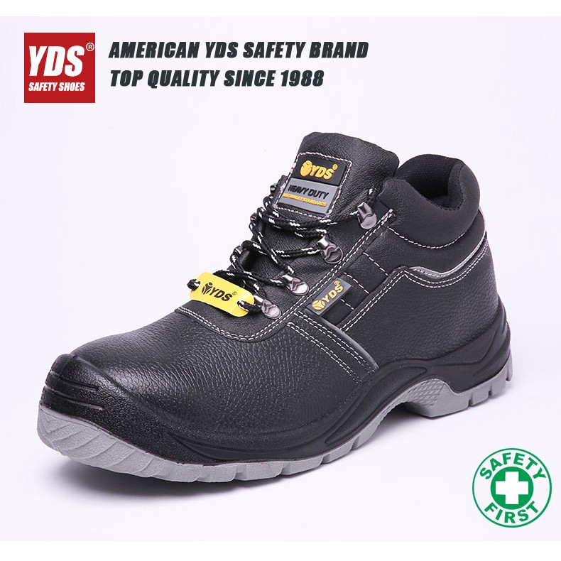 YDS BS21 Safety Shoes For Men Antismashproof Safety Shoes Steel Toe