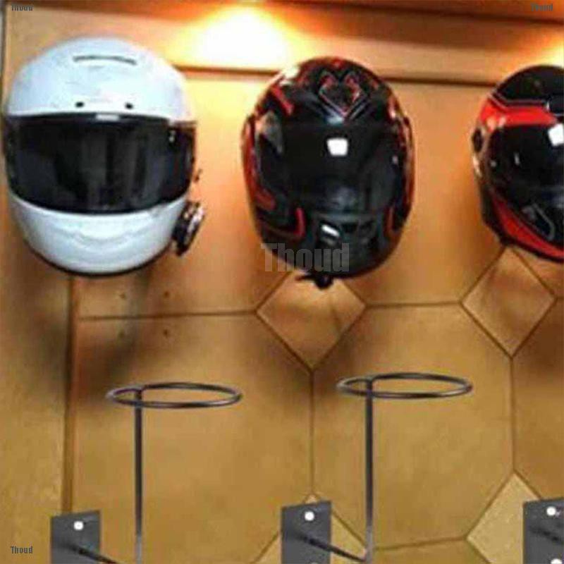 motorcycle helmet storage on bike