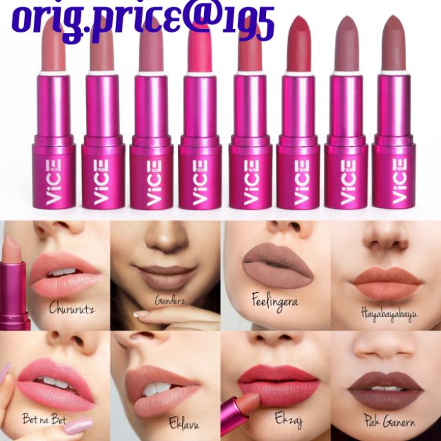 in color lipstick shades price