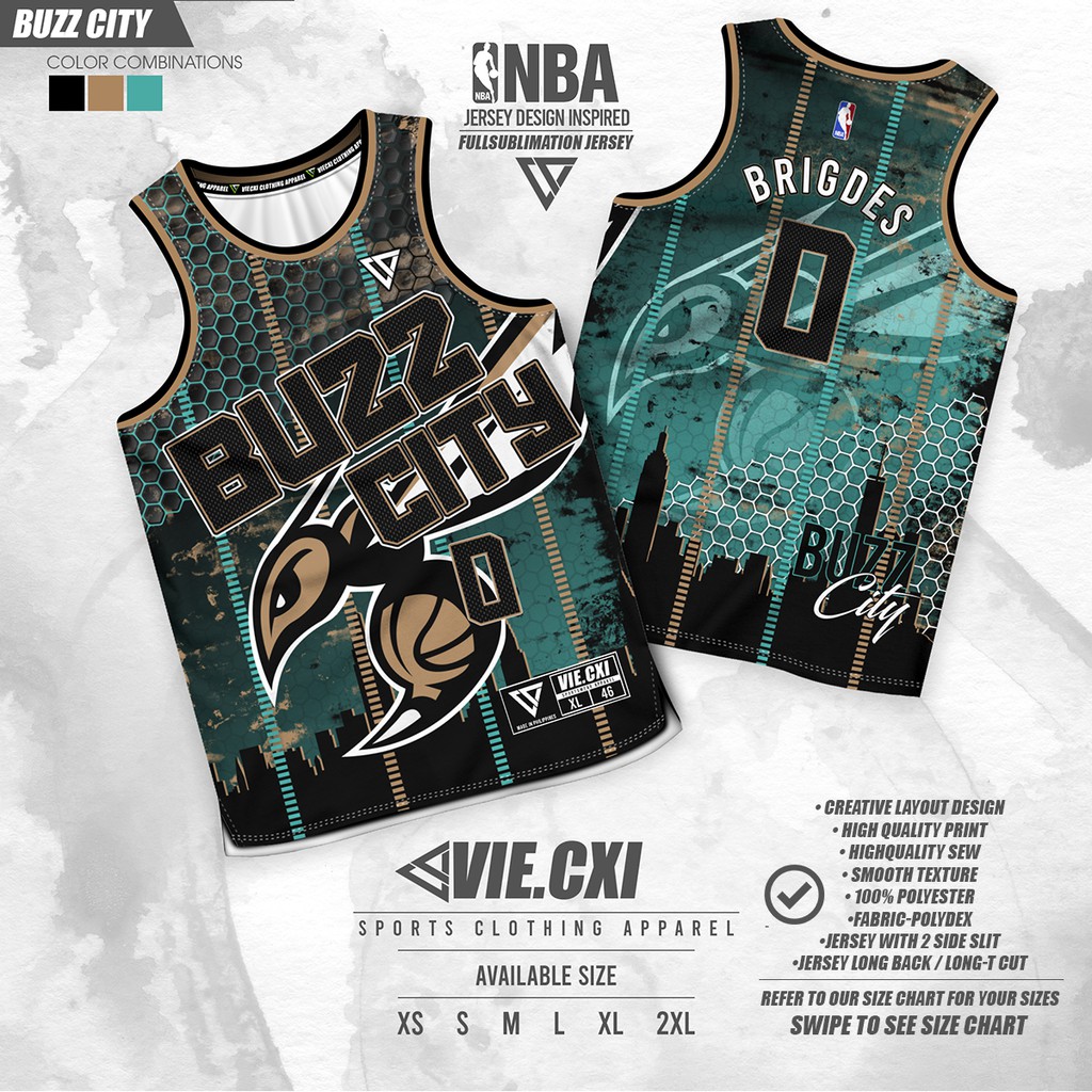 NBA BUZZ CITY JERSEY INSPIRED SUBLIMATION Shopee Philippines