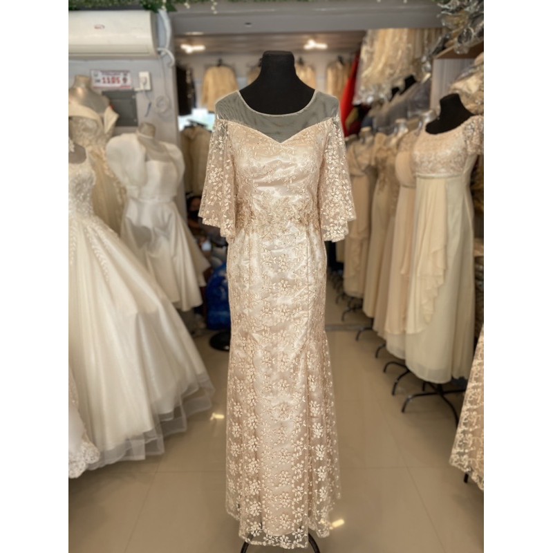 full lace gown (mother of the bride, principal sponsor, ninang ...