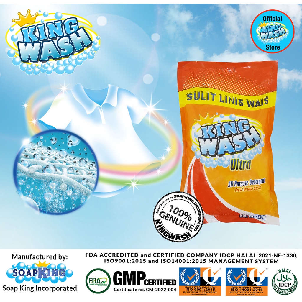 Detergent, Laundry Detergent, All Purpose Detergent Powder, Kingwash
