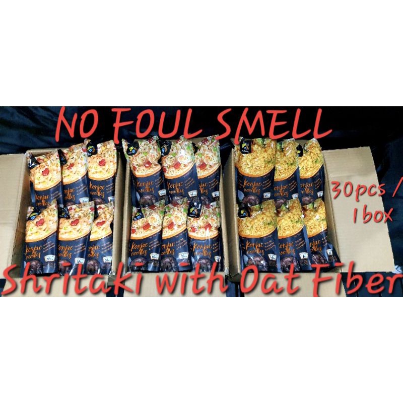 WHOLESALE / SUPPLIER Shirataki Noodles 30pcs/1box (Keto/LowCarb Diet