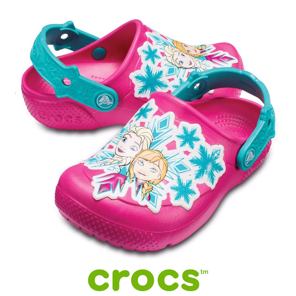 pink crocs size 7