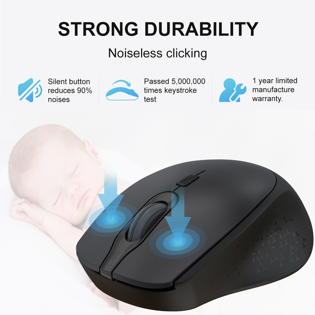 Mypro M290 2 4g Portable Usb Mouse 3 Adjustable Dpi Levels With Aa Battery Shopee Philippines