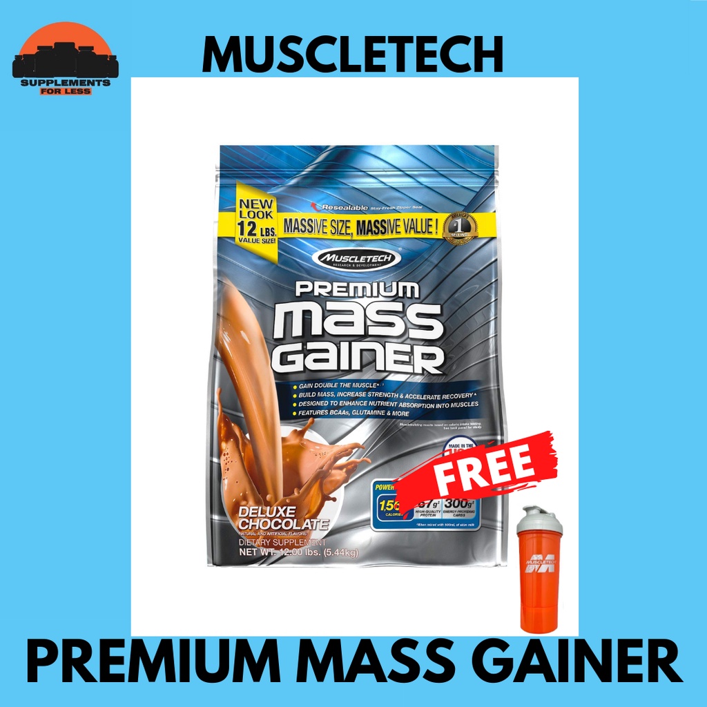 Muscletech Premium Mass Gainer 12 Lbs With Free Shaker Shopee 2471