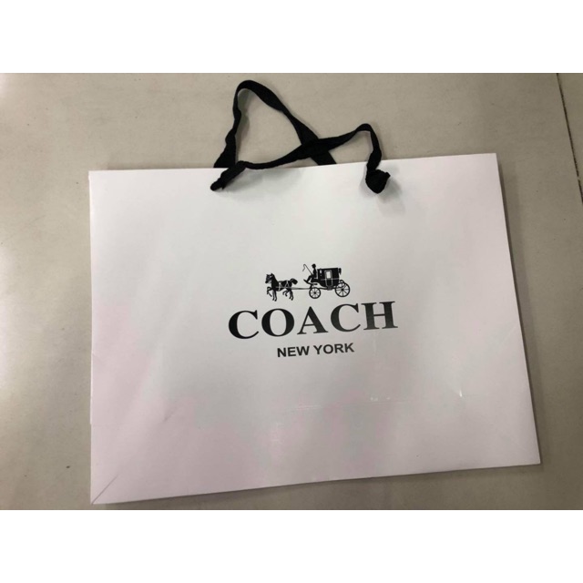 coach paper bag