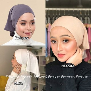 stretch Turban cap soft modal inner Hijab Caps Underscarf GJ0075
