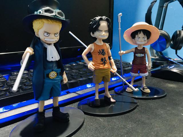 One Piece Puppet Anime Handmade Luffy Sabo Essan Sauron Model Doll Cake ...