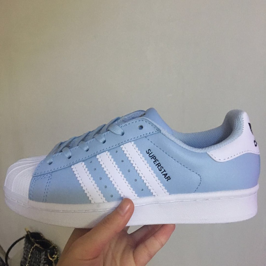 Original Adidas Superstar women shoes comfortable light sport shoes blue 36- 39 | Shopee Philippines