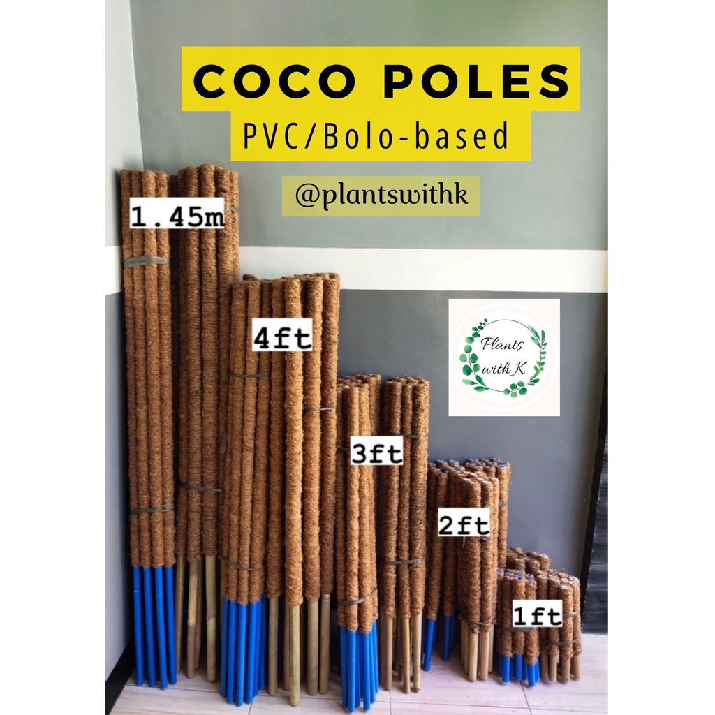PVCbased Coco Pole cocopole, Plant Support, Plant Pole for Trailing Plants, Sale, Houseplant