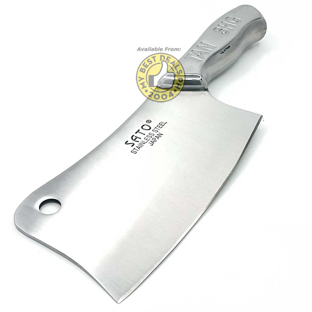 SATO STAINLESS STEEL CHOPPING KNIFE BUTCHERS KNIFE BONE KNIFE CHEFS