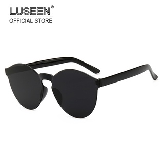 LUSEEN Sunglasses Women Fashion Eyeglasses Round Cat Eye Korean Glasses