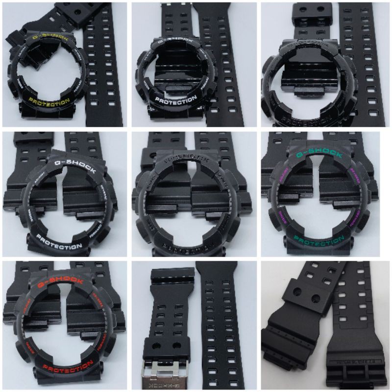G Shock strap and bezel for GA100 GA110 GA120 GD100 GD110 GD120 Matte