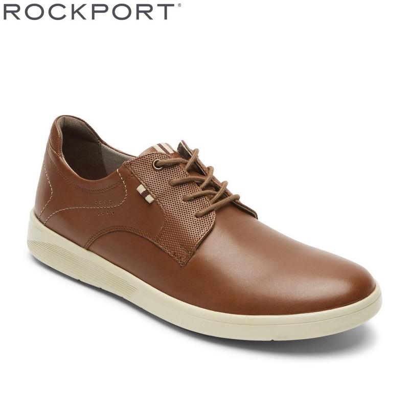 Rockport Caldwell Plaintoe Ox Tan Hvne Mens Shoes | Shopee Philippines