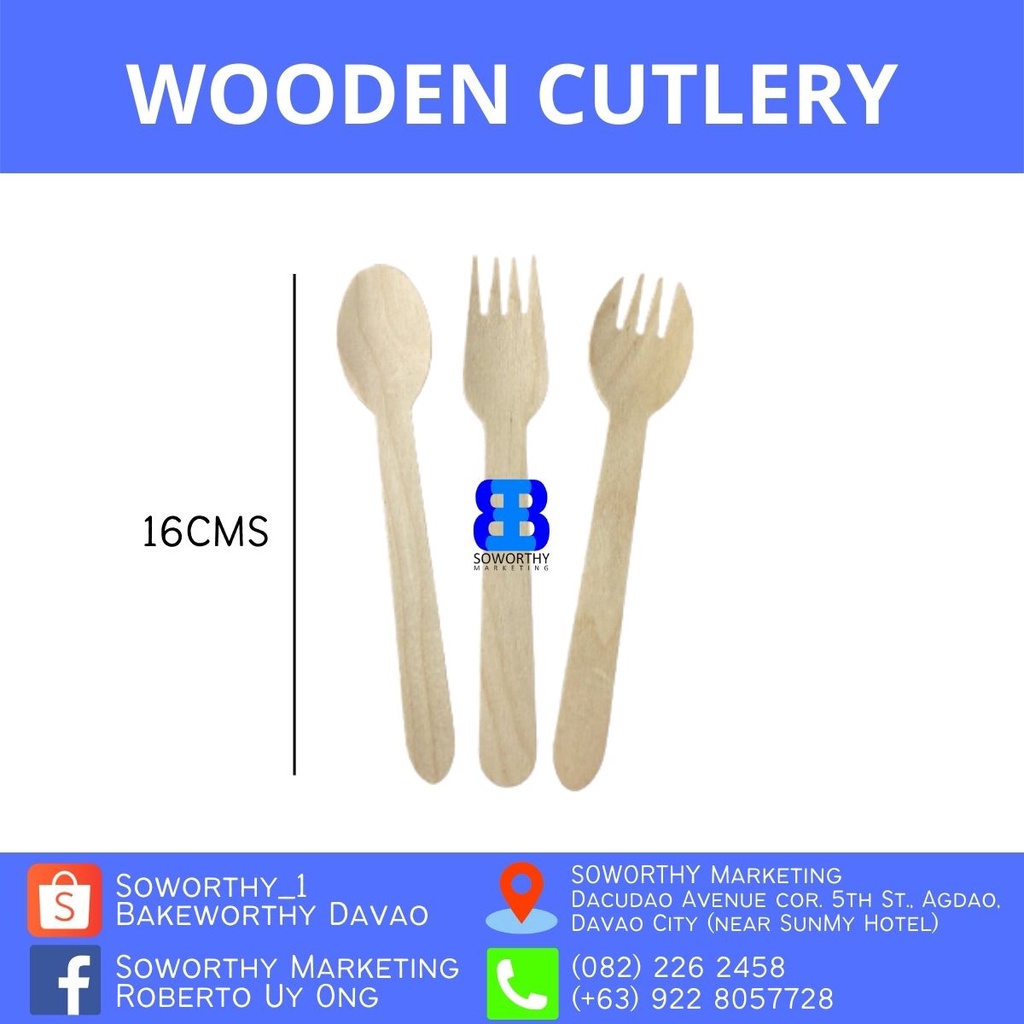 Disposable Wooden SPORK ONLY 100pcs Shopee Philippines