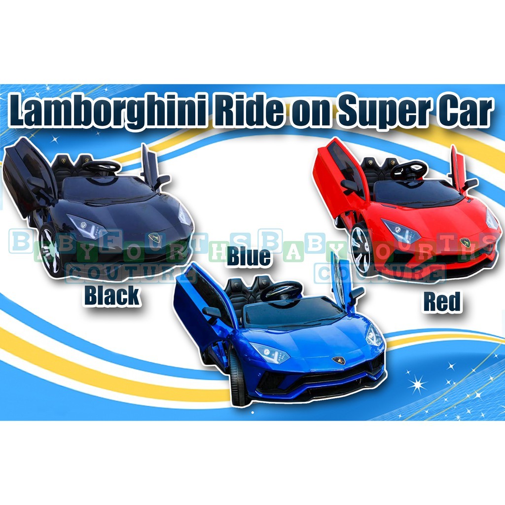 lamborghini ride on remote control car