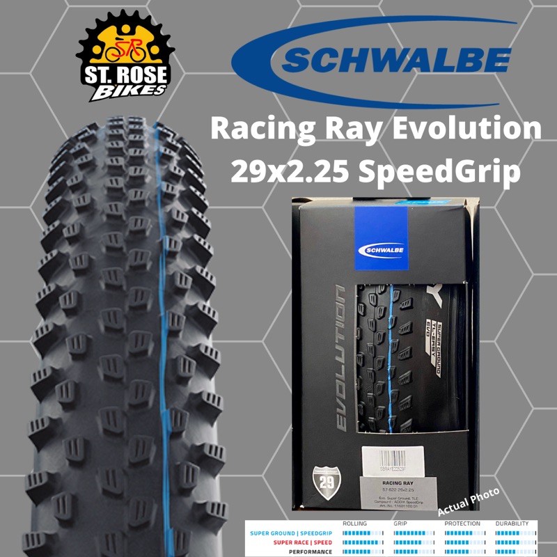 Schwalbe Racing Ray Evolution 29 x 2.25 SpeedGrip Tubeless Folded 