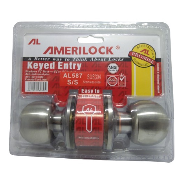 Amerilock Door knob ( AL587 S/S ) Shopee Philippines