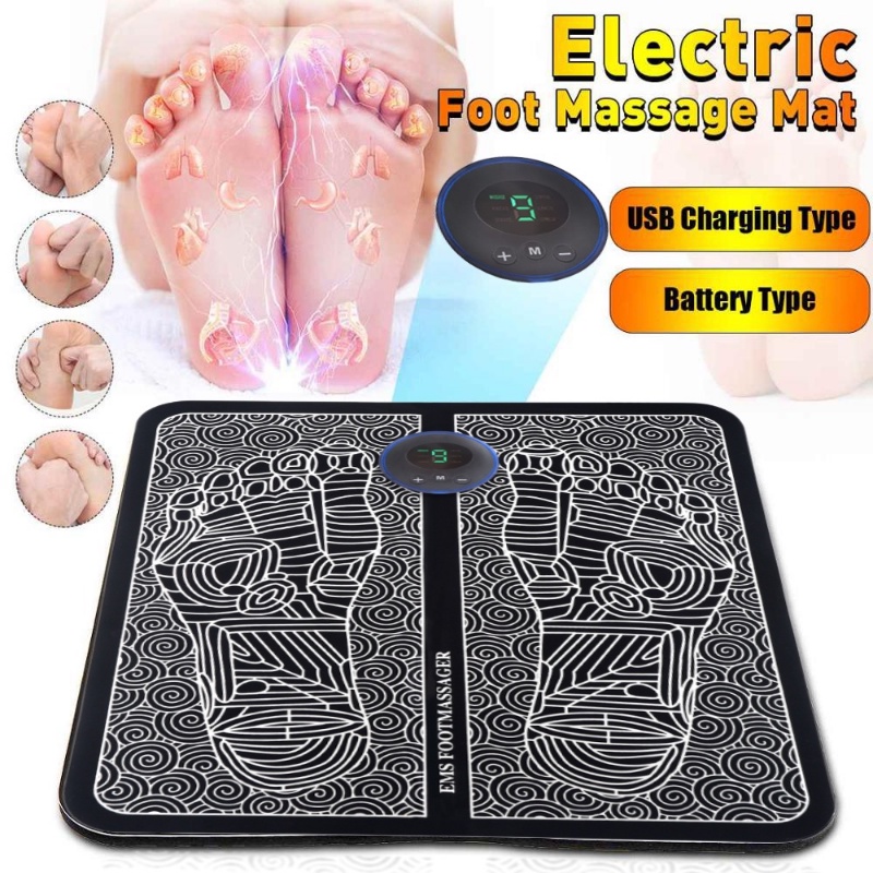 Electric EMS Foot Massage Leg Reshaping Foot Massager Portable USB