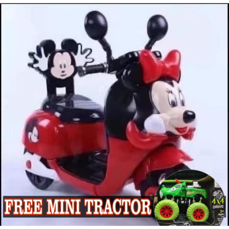 Minnie Mouse Motor Toy Kids Shopee Philippines