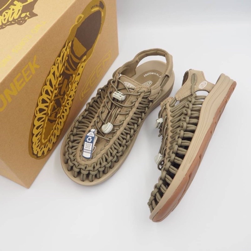 Men's Keen Uneek Timberwolf/Plaza Taupe MEN Shoes | Shopee Philippines