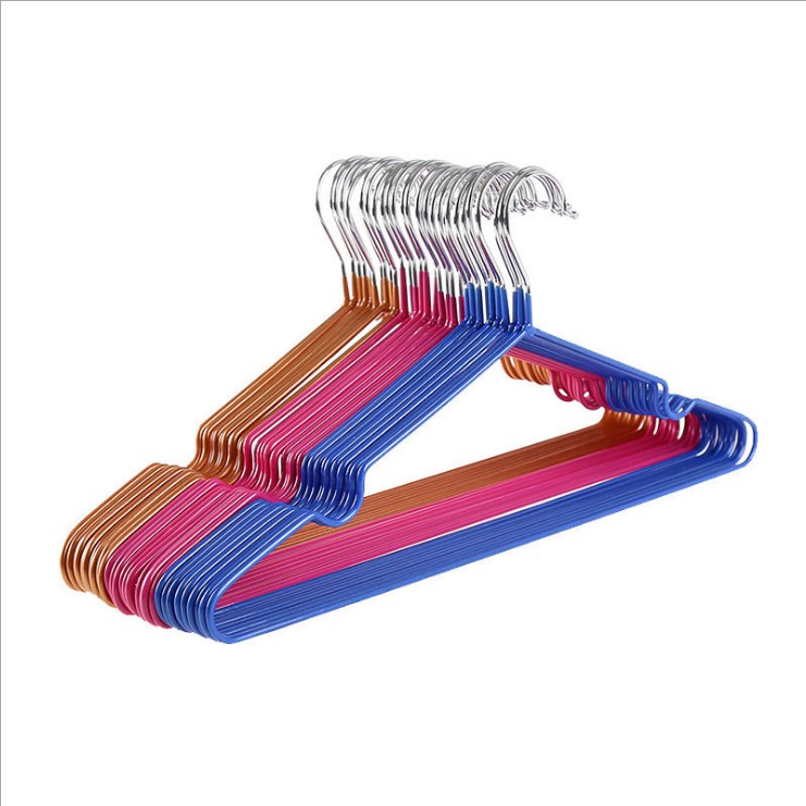 Hanger Hanger Non Slip Rubber Coated Metal Hanger 10pcs Shopee Philippines